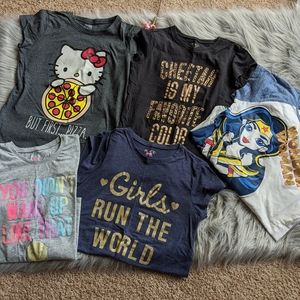 Girls Graphic Tee Lot